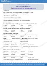 Đề thi học kì 2 Tiếng Anh 8 Right on! - Đề số 3